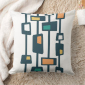 レトロミッドセンチュリー クッション (ブランケット)