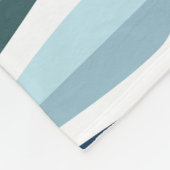 レトロミッドセンチュリー、ドロップシェイプパターン。 フリースブランケット (角)