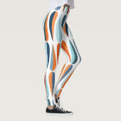 レトロミッドセンチュリー、ドロップシェイプパターン。 レギンス (右)