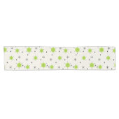 レトロミッドモダンスターバストスカイチャートルーズ ショートテーブルランナー (横)