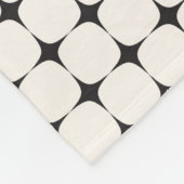 レトロミッド・センチュリーモダンパターン フリースブランケット (角)