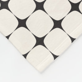 レトロミッド・センチュリーモダンパターン フリースブランケット