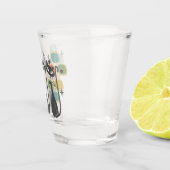 レトロミッド・センチュリー黒猫 ショットグラス (右)