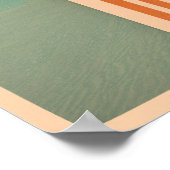 レトロミニマルなポスター ポスター (角)