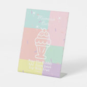 レトロミモサバー 台座サイン (正面)