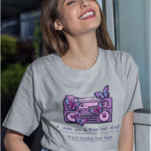 レトロミュージカルパンカセットテープレコーダ Tシャツ