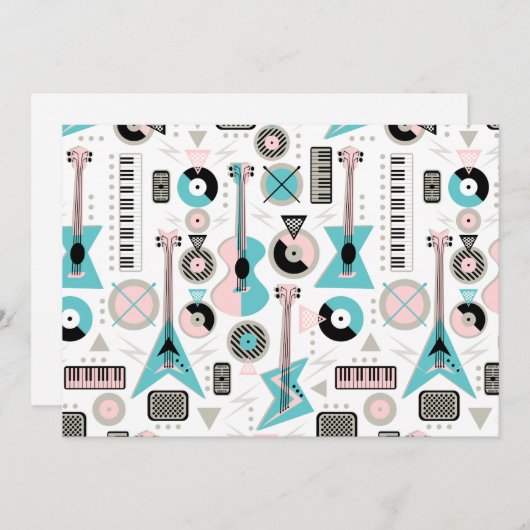 レトロミュージカルメイヘム 招待状 (正面/裏面)