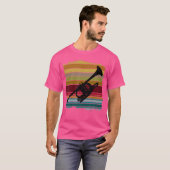 レトロミュージカル楽器トランペット Tシャツ (正面フル)
