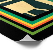 レトロミュージカル楽器プリント16 x 20 ポスター (角)