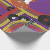 レトロミュージックオブジェクト ラッピングペーパー (角)