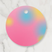 レトロミュージックガールズバンド誕生日パーティー フェイバータグ (裏面)