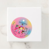 レトロミュージックガールズバンド誕生日パーティー フェイバータグ (インサイチュ)