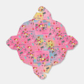 レトロミュージックガールズバンド誕生日パーティー フェイバーボックス (折り畳みなし)