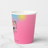 レトロミュージックガールズバンド誕生日パーティー 紙コップ (左)