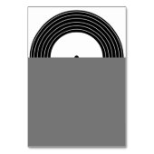 レトロミュージックビニユニークー結婚レコード テーブルナンバー (裏面)