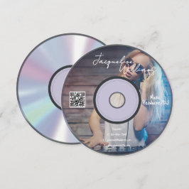 レトロミュージックプロデューサーCD DJ 名刺 招待状