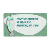 レトロミルクシェイク ラベル (正面)