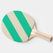 レトロミントスリーはっきりしたストライプズ 卓球ラケット (横)
