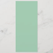 レトロミントリーフとフローラモノグラム結婚ズ プログラム (裏面)