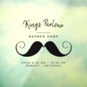 レトロムスタッシュ – 理容師ショップ ウィンドウサイン (シート3)