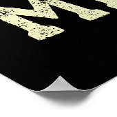 レトロムワディ猫ミームおもしろいカウボーイキャットハットギフト ポスター (角)