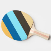 レトロムーはっきりしたムストライプの 卓球ラケット (横)