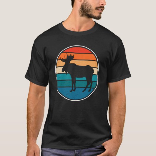 レトロムースヴィンテージスタイルキュートムース Tシャツ (正面)