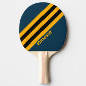 レトロムーンライトストライプタイドの名前 卓球ラケット (正面)