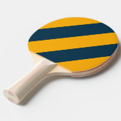 レトロムーンライトタイドはっきりした3ストライプ個 卓球ラケット (正面アングル)
