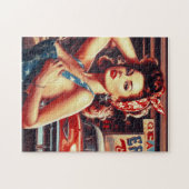 レトロメカニックガール ジグソーパズル (横)