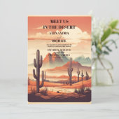 レトロメキシカンサク結婚砂漠 招待状 (スタンド正面)