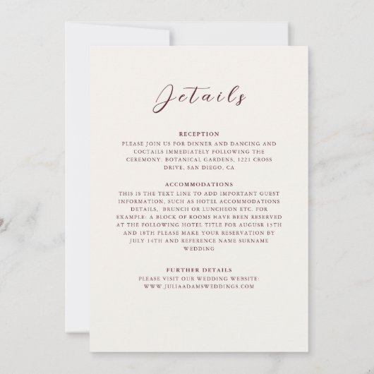 レトロメキシコの地形がマンダラ結婚ズを繁栄 招待状 (裏面)