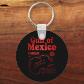 レトロメキシコ湾1550年の歴史的なM湾から キーホルダー (正面)