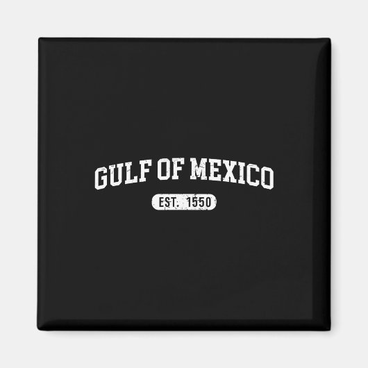 レトロメキシコ湾Est 1550メキシコ国男性へ旗 マグネット (正面)