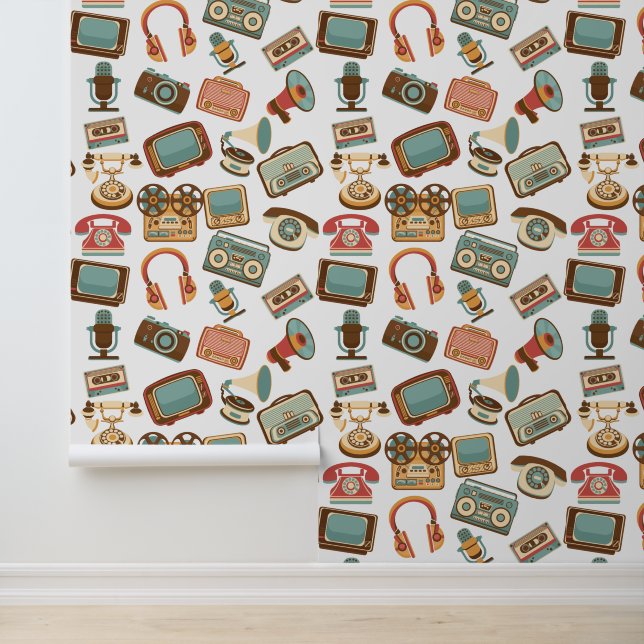 レトロメディアパターン 壁紙 (アプリケーション)