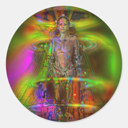 レトロメトロポリスオンマグ ラウンドシール (正面)