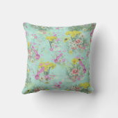 レトロメドクラシックウ花 クッション (裏面)