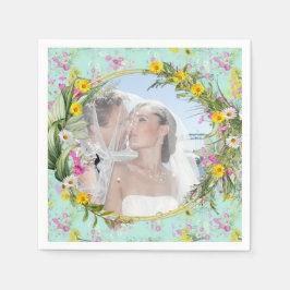 レトロメドクラシックウ花 スタンダードカクテルナプキン