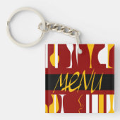 レトロメニュー キーホルダー (正面)