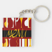 レトロメニュー キーホルダー (裏面)