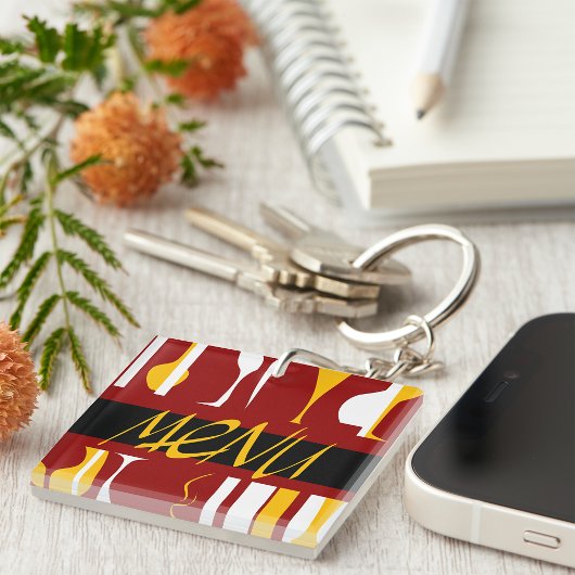 レトロメニュー キーホルダー