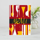 レトロメニュー 招待状