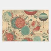 レトロメモリ ラッピングペーパーシート (正面3)