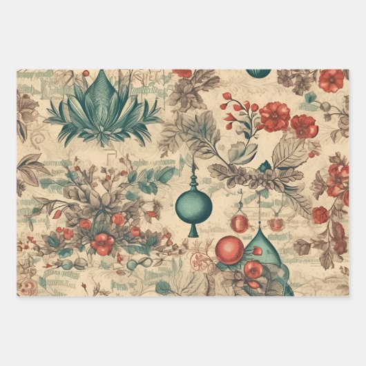 レトロメモリ ラッピングペーパーシート (正面)