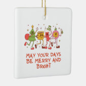 レトロメリーで明るい セラミックオーナメント (右)