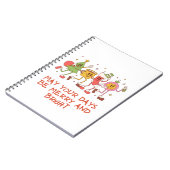 レトロメリーで明るい ノートブック (左側)