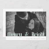レトロメリーとブライト |休日の写真 シーズンカード (正面/裏面)