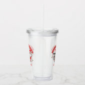 レトロメリーと明るいクリスマス アクリルタンブラー (右)