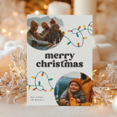 レトロメリークリスマスカード シーズンカード