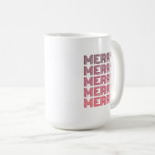 レトロメリークリスマスコーヒーマグ コーヒーマグカップ (正面右)